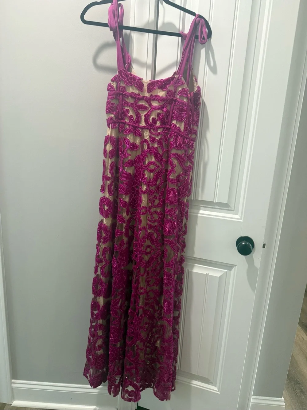 Free People Fuchsia Lucille Jumpsuit